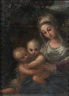 The Madonna and Child with the Infant John the Baptist by Anonymous