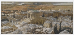 The Pagan Temple Built by Hadrian on the Site of Calvary by James Tissot