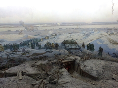 The panorama in the Volgograd Panorama Museum by Grekov Studio of Military Art