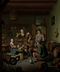 The Raree-show (’t Fraay Curieus) by Willem van Mieris