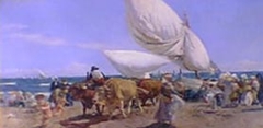 The Return of Fishing by Joaquín Sorolla