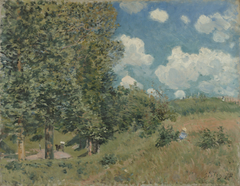 The Road from Versailles to Saint-Germain by Alfred Sisley