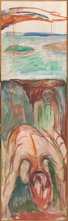 The Storm: Right Middle Part by Edvard Munch
