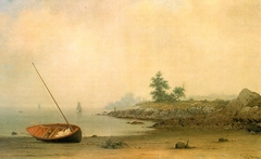 The Stranded Boat by Martin Johnson Heade