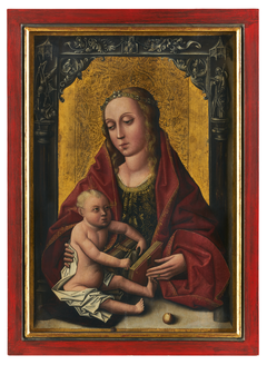 The Virgin and Child at a Window by Spanisch