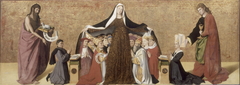 The Virgin of Mercy of the Cadard Family by Enguerrand Quarton