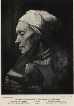 The Wife of Rembrandt's Brother
