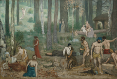 The Woodcutters by Pierre Puvis de Chavannes