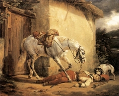 The Wounded Trumpeter by Horace Vernet