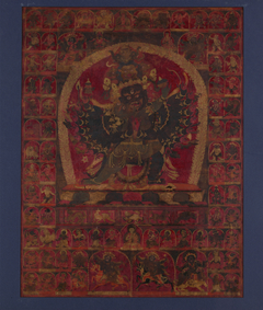 The Wrathful Bon Deity Walse Ngampa, One of the Five Fortress Meditational Deities by Anonymous