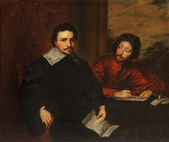 Thomas Wentworth,1st Earl of Strafford (1593-1641) with his Secretary Sir Philip Mainwaring (1589-1661) (after Van Dyck) by after Sir Anthony Van Dyck