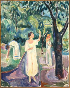 Three Women in the Garden by Edvard Munch