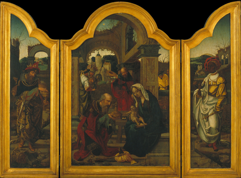 Triptych with the Epiphany