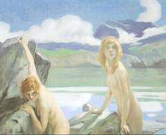 Two Bathers by Paul Émile Chabas