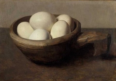 Bowl with eggs by Floris Verster