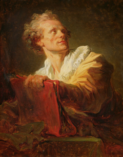 Portrait of a Young Artist, presumed to be Jacques-Andre Naigeon (1738-1810) by Jean-Honoré Fragonard
