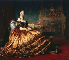 Portrait of Emilia Włodkowska by Józef Simmler