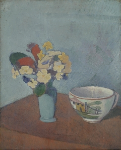 Vase with Flowers and Cup