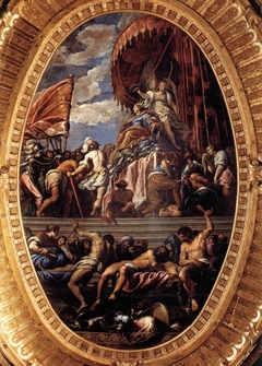 Venice Crowned by Victory by Palma il Giovane