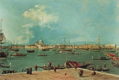 Venice: The Bacino di San Marco from San Giorgio Maggiore by Canaletto