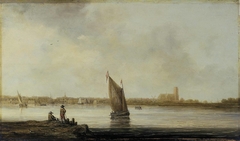 View of Dordrecht from the Maas by Aelbert Cuyp