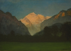 View of Glacier Park by Albert Bierstadt