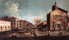 View of San Giuseppe di Castello by Canaletto