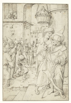 Virgilius in de mand by Pieter Cornelisz. genaamd Kunst