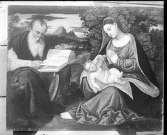 Virgin and Child and Saint Jerome by Polidoro da Lanciano