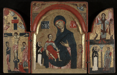 Virgin and Child with Saints Dominic and Franci by Anonymous