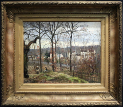 Winter Landscape at Louveciennes by Camille Pissarro