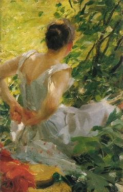 Woman Dressing by Anders Zorn