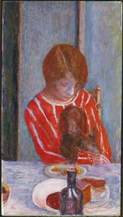 Woman with Dog by Pierre Bonnard
