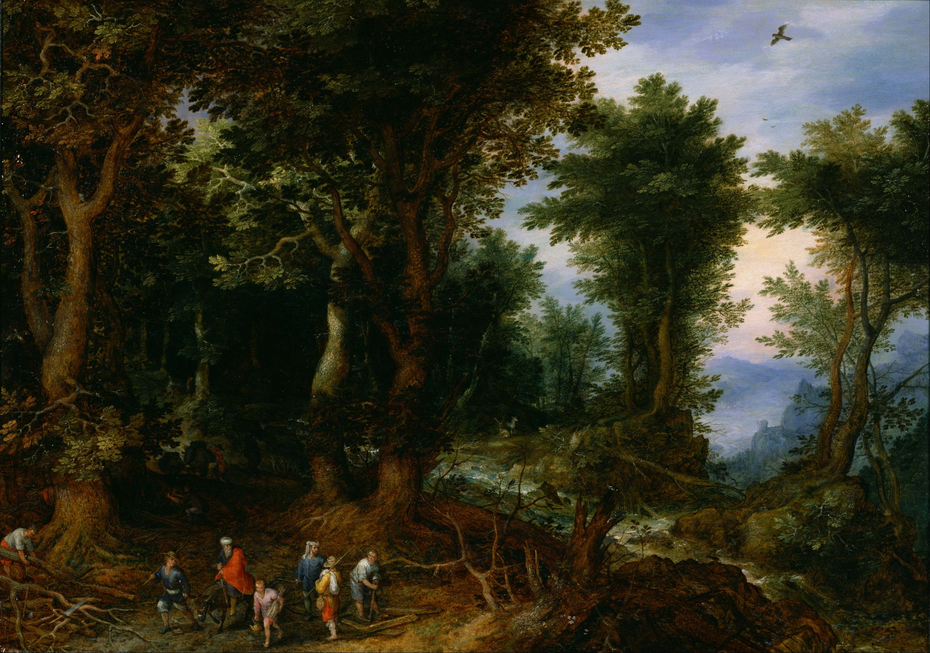 Wooded Landscape with Abraham and Isaac