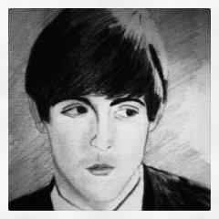 Young Paul McCartney by Patricia Mae Munar