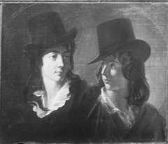 Zwei Söhne des spanischen Gesandten Nunez by Johann Peter von Langer