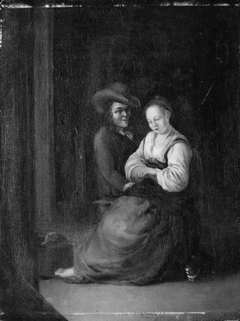 A Girl and a Young Man