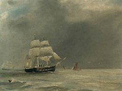 A steam paddle frigate