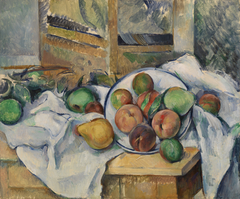A Table Corner (Un coin de table) by Paul Cézanne