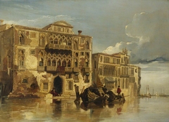 A Venetian Scene by William James Müller