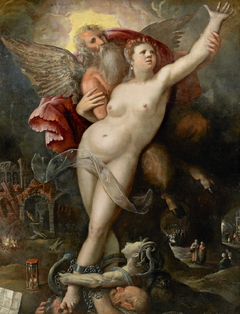 Allegory of Time revealing Truth by Gillis Coignet