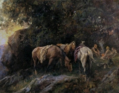 An Encampment by Arthur Lemon
