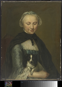 Antoinette Metayer (1732-88). Oudste zuster van Louis Metayer by George van der Mijn