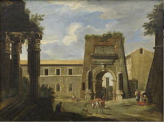 Arch of Titus by Niccolò Codazzi