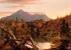 Autumn Twilight, View of Corway Peak [Mount Chocorua], New Hampshire by Thomas Cole