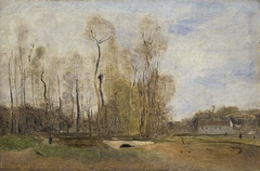 Auvers-sur-Oise: La mare à Daubigny by Jean-Baptiste-Camille Corot