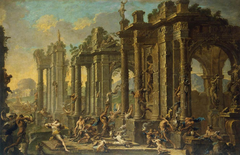 Bacchanalian Scene by Alessandro Magnasco