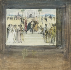 Boceto de La consagración de la copla