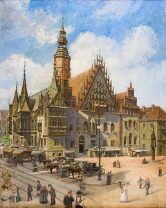 Breslauer Rathaus by Grete Waldau