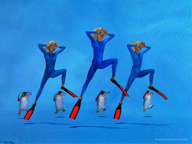 C Est La Danse Des Pingoins Penguins Dance By Pascal Pascal